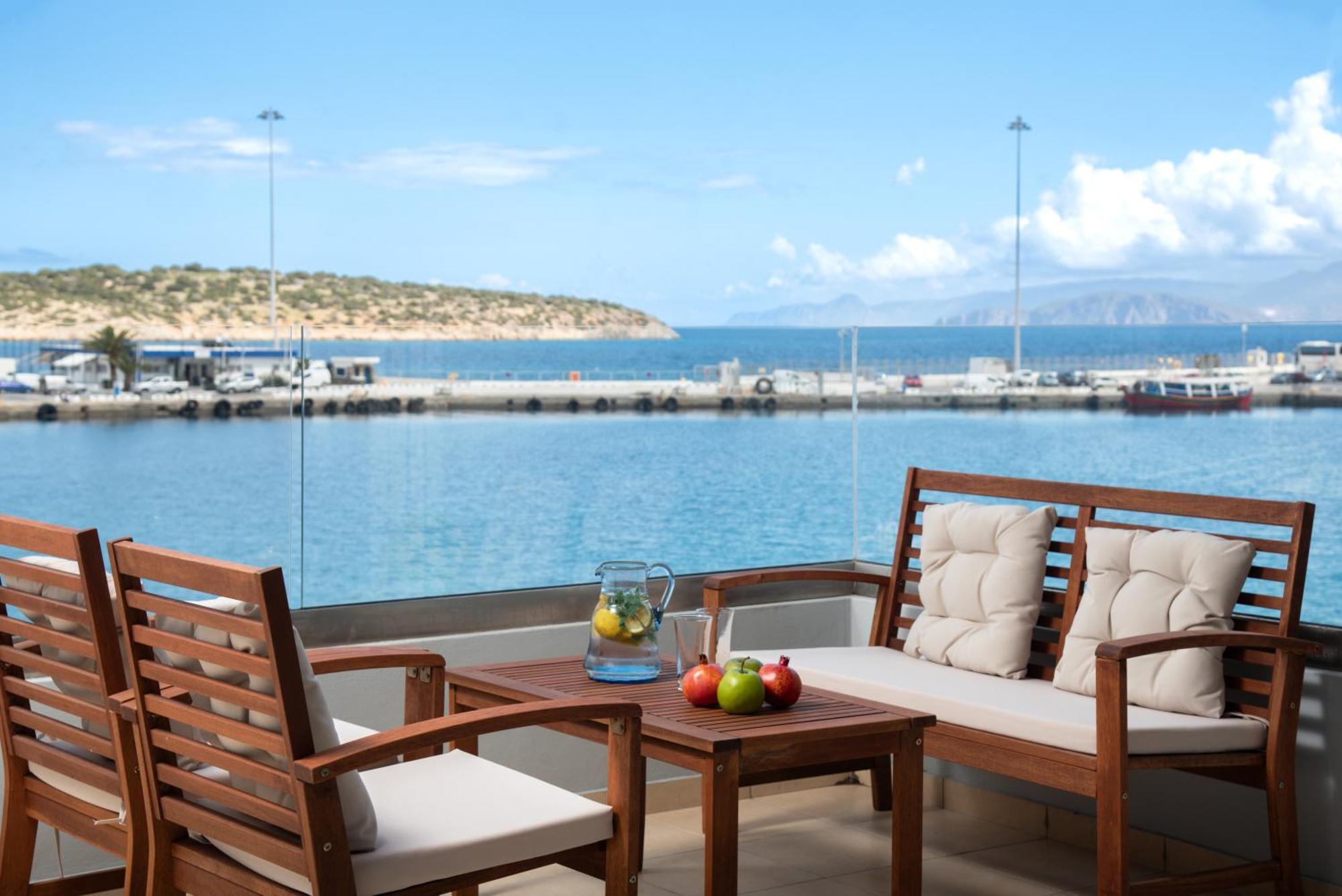 Sea View Bliss 2Br Agios Getaway Apartment Agios Nikolaos  Bagian luar foto